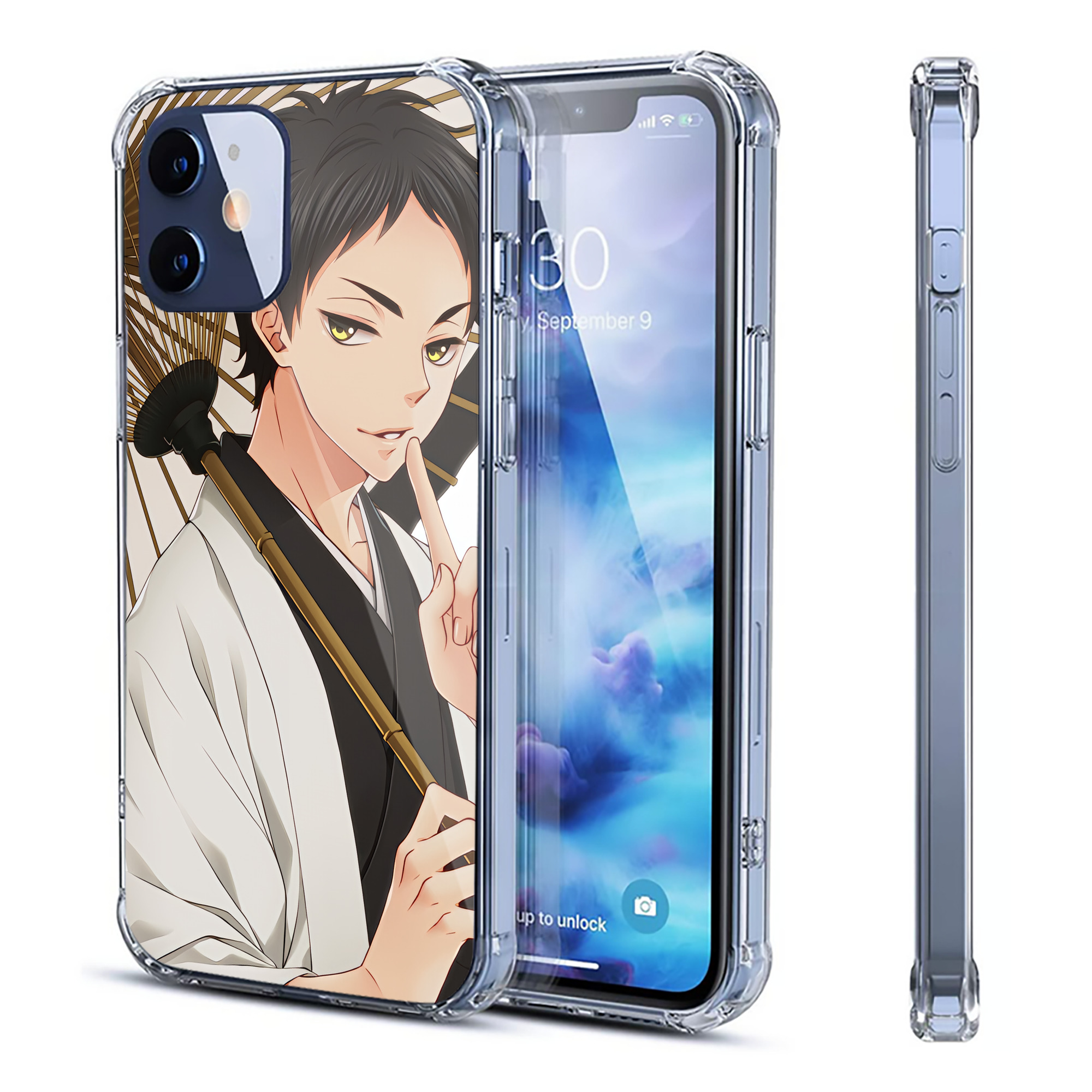 （画像用） ハイキュー!! Haikyu!! 【iPhone 12シリーズ対応】透明スマホケース（クリアソフトケース）